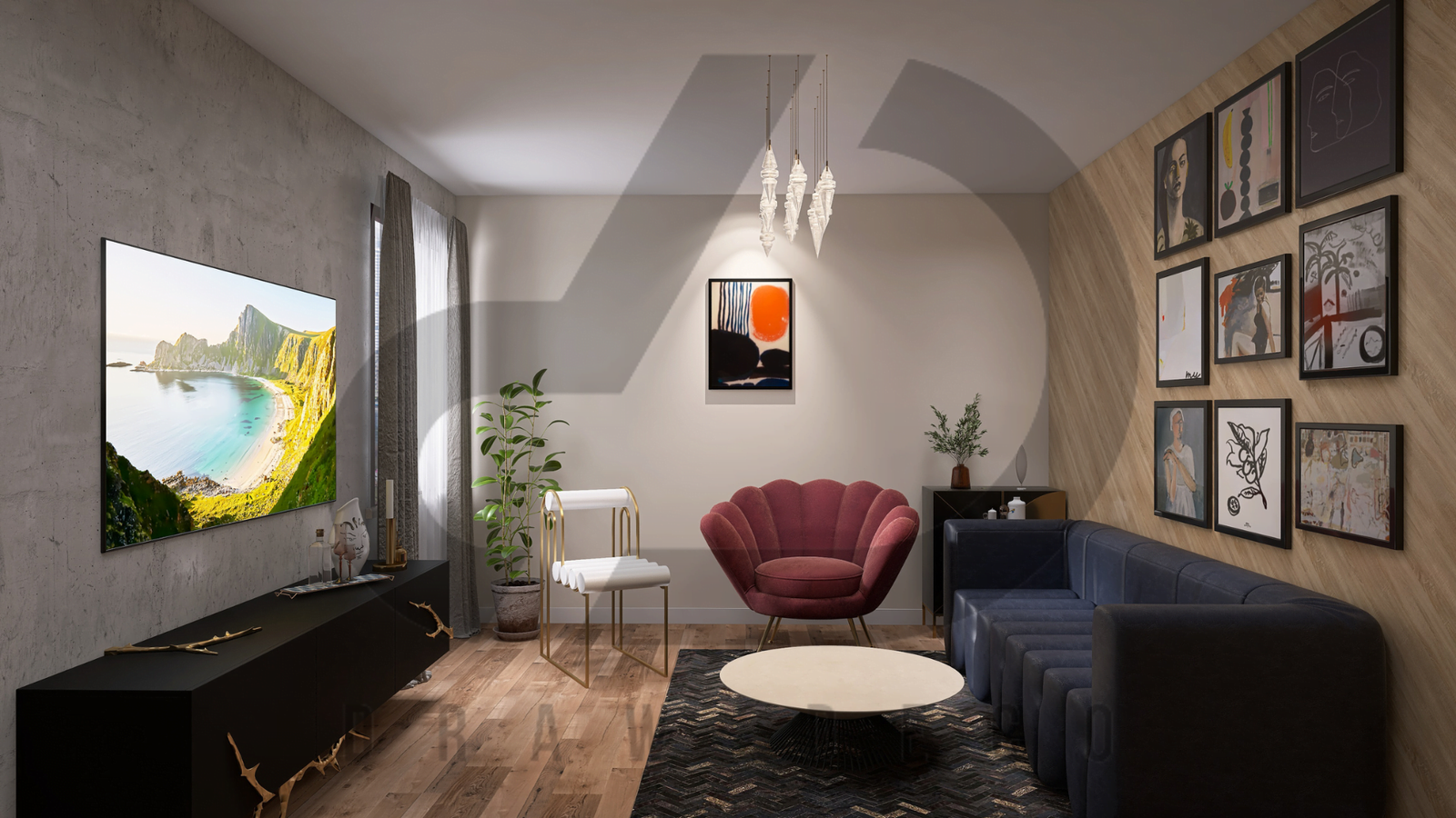 DrawDeco-Living Room (5)